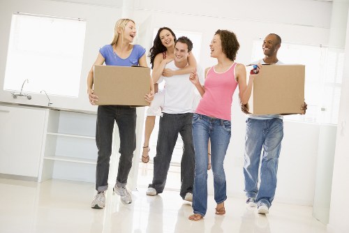 Man and van removals service helping with a local move in East Finchley