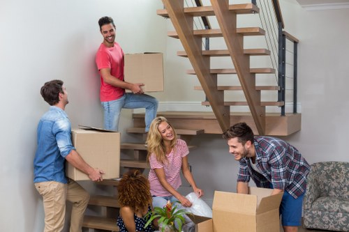 Risk assessment planning before a removals job in East Finchley