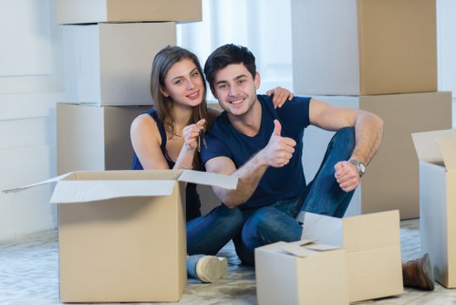 Removal service for a flat move in East Finchley with narrow access