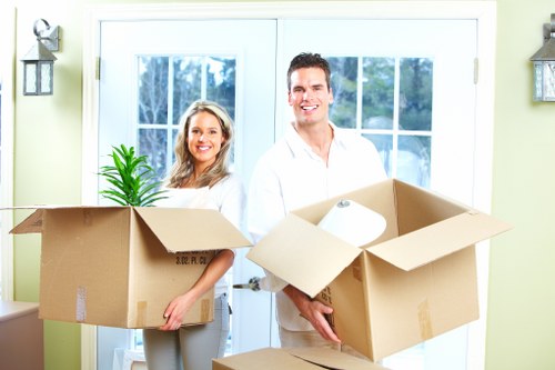 Professional van service handling items carefully in East Finchley