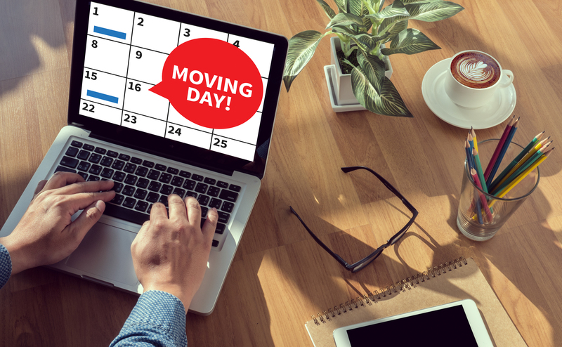 Commercial removals support for an Eastfinchley office move